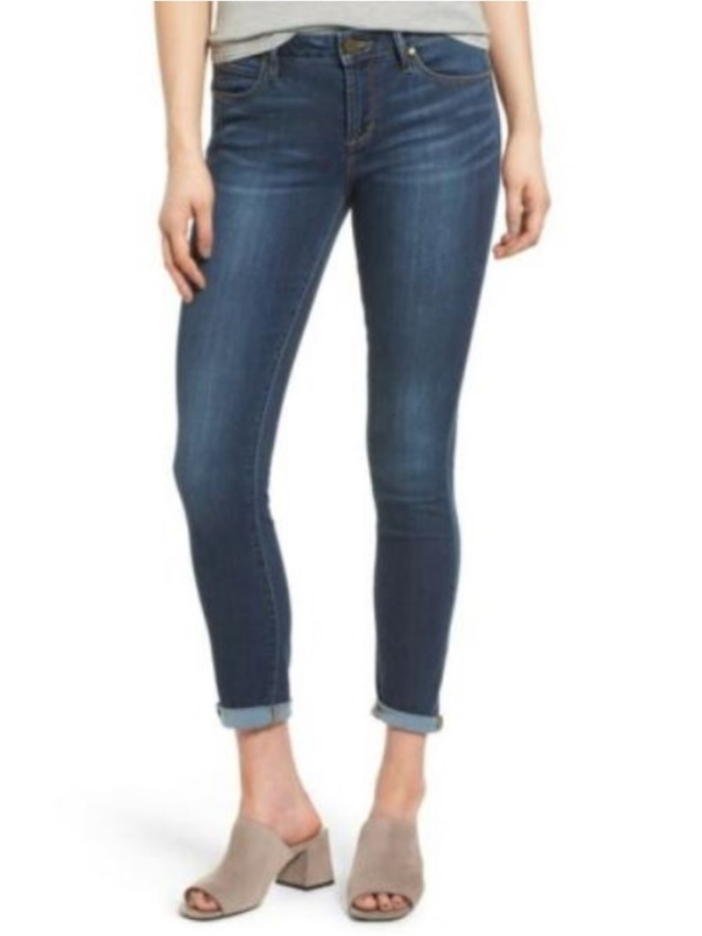 Articles Of Society Karen Crop Delray Dark Wash Skinny Jeans Size 31